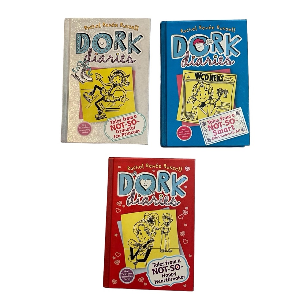 Dork Diaries Book Collection Series 3 Book Lot Set #4 #5 #6